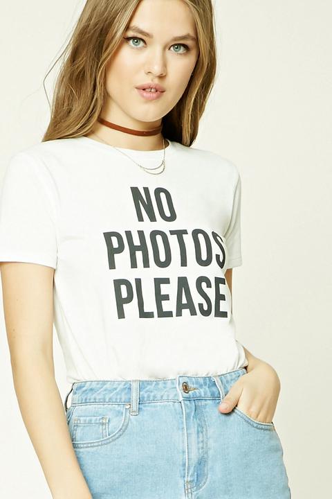 No Photos Please Graphic Tee