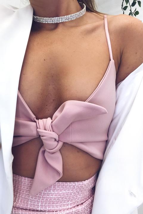 Angie Rose Tie Front Top