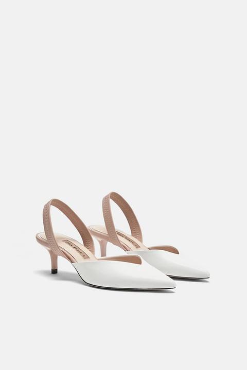 Décolleté Slingback Con Elastico