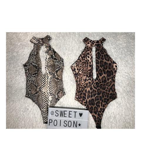 Body Animal Print Leopardo Serpiente