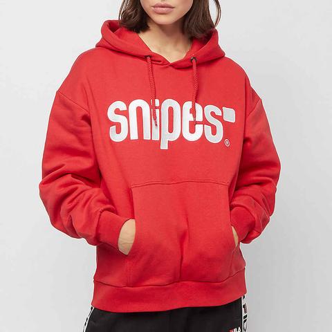 snipes red hoodie