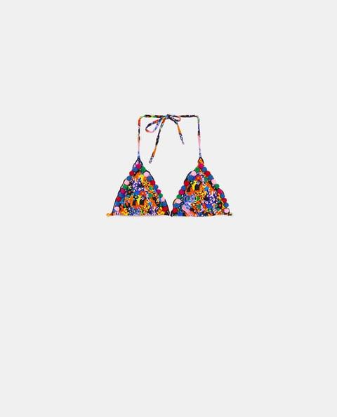 Top Bikini Pompones