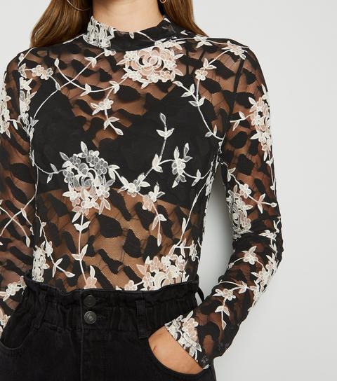 mesh top new look