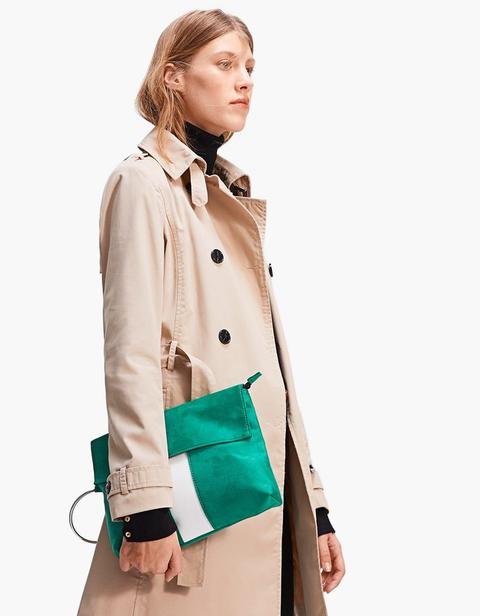 Pochette Anello Verde Bottiglia