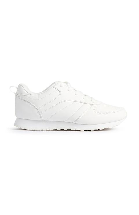 White Trainer from Primark on 21 Buttons