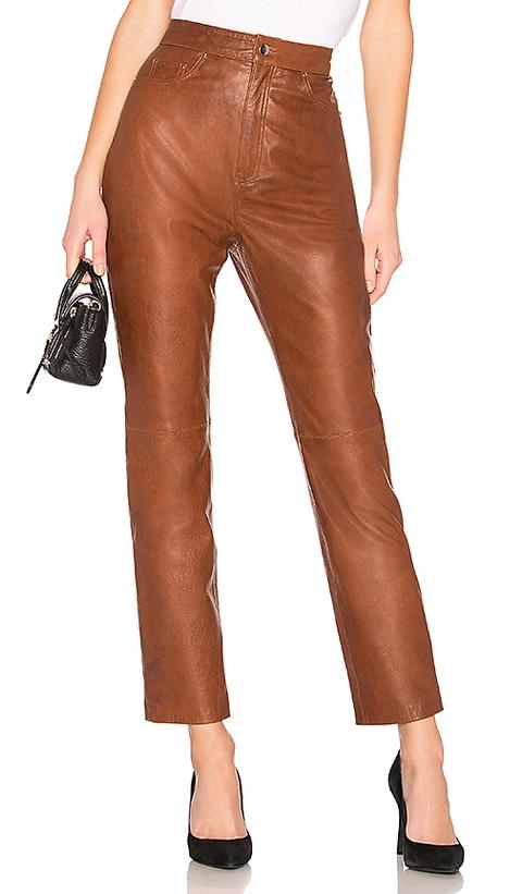 Lpa - Leather Straight Leg Pants