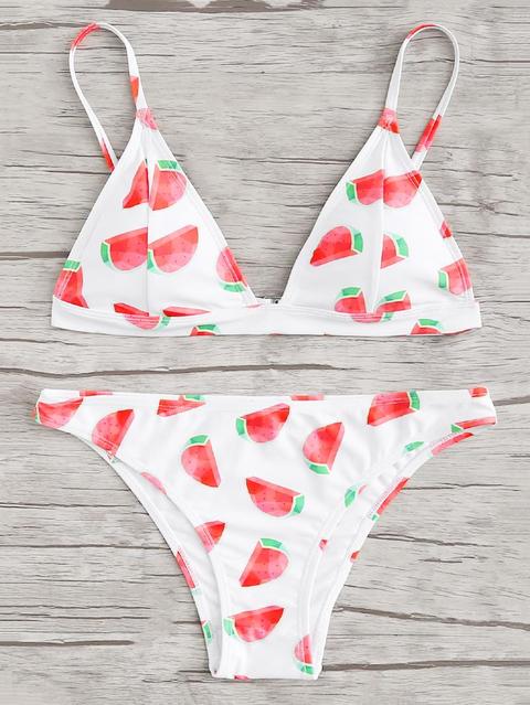 Bikini Stampa Allover Watermelon
