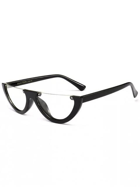 Anti-fatigue Half Frame Cat Eye Sunglasses