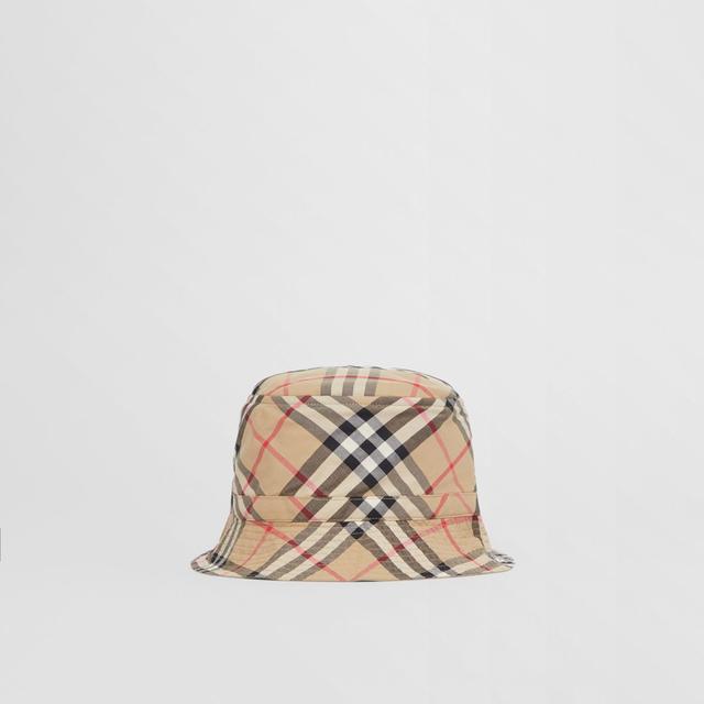 burberry vintage check bucket hat
