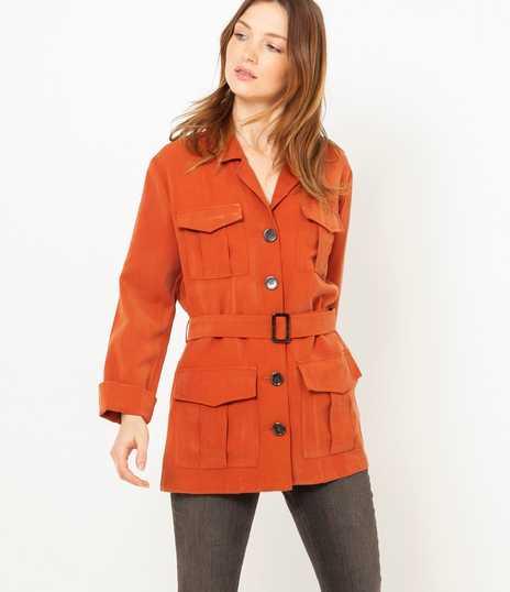 Veste saharienne femme chic Clearance