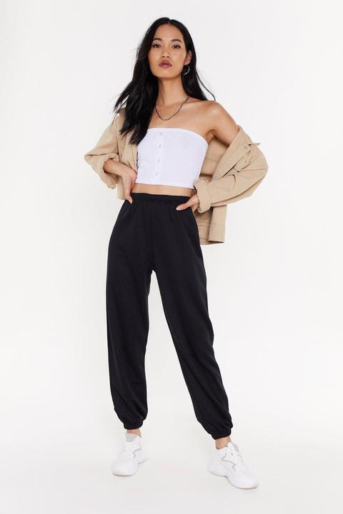 Womens High Waisted Oversized Joggers