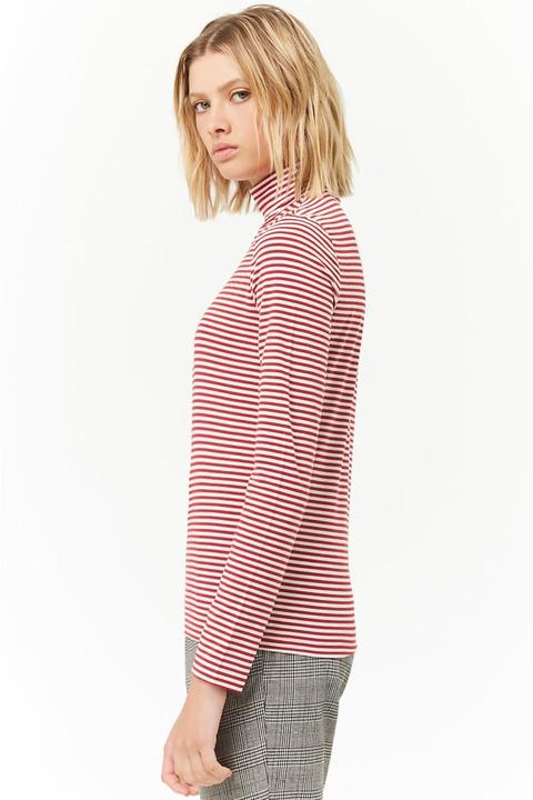 Striped turtleneck forever outlet 21