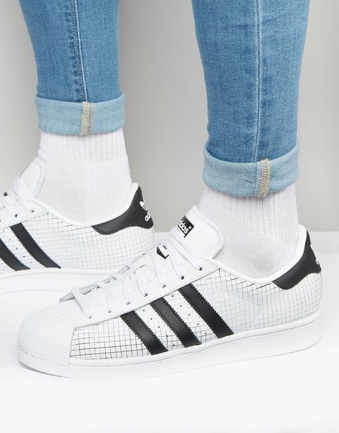 Zapatillas De Deporte Blancas Superstar Aq8333 De Adidas Originals