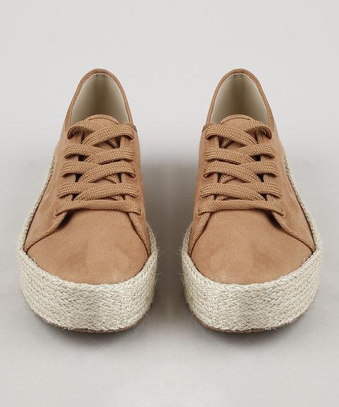 tênis feminino flatform cordas beira rio