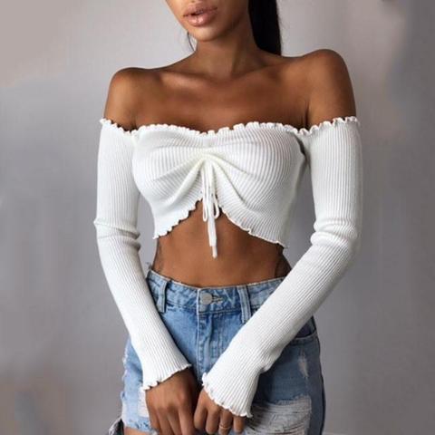 Strapless Crop Top