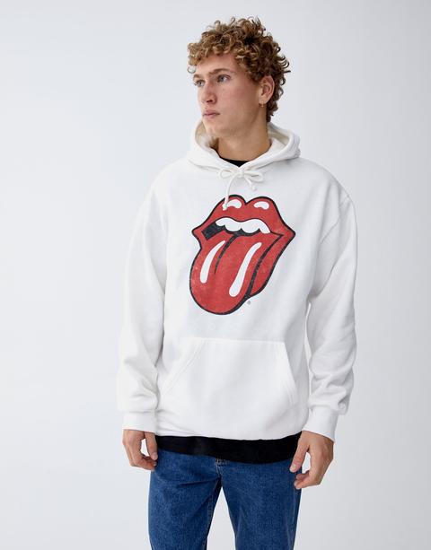 sudadera rolling stones pull and bear