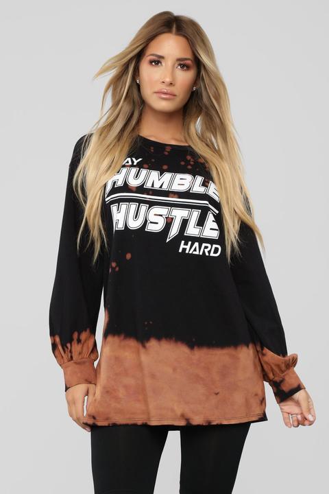 Be Humble Top - Black/combo