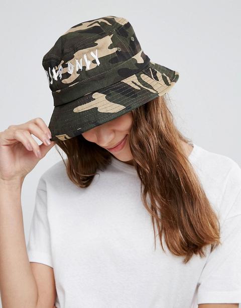 Asos - Cappello Da Pescatore Mimetico - Verde