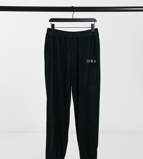 Puma Cord Joggers In Black Exclusive To Asos