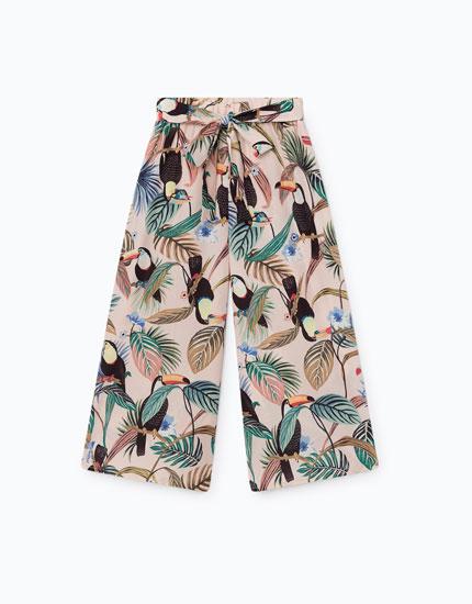 Pantalón Culotte Print