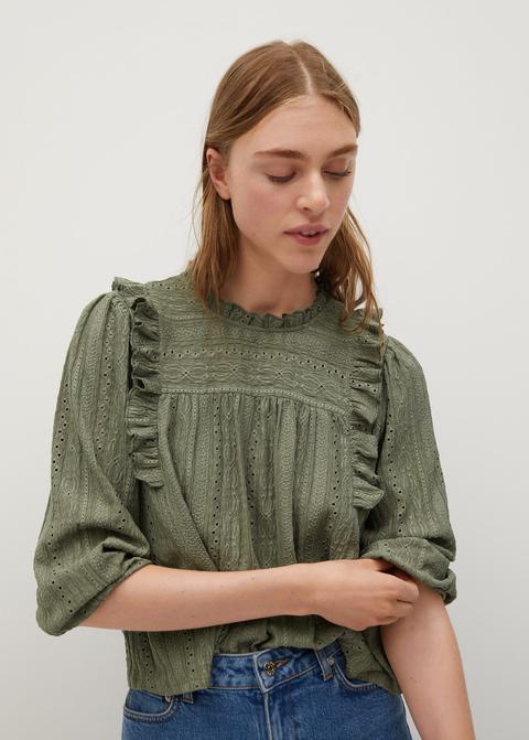 Blusa Calados Volantes