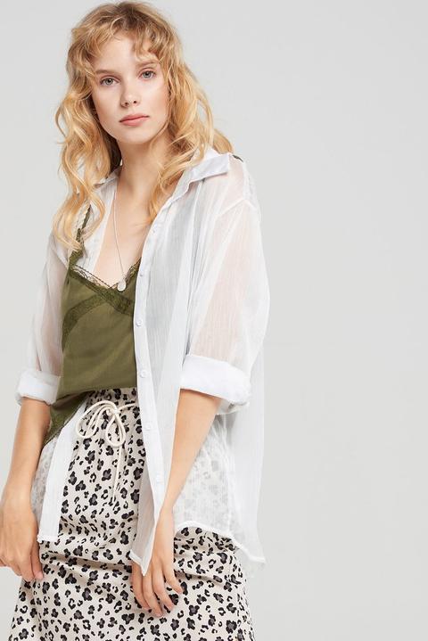 Heidi Lace Cami Layered Shirt