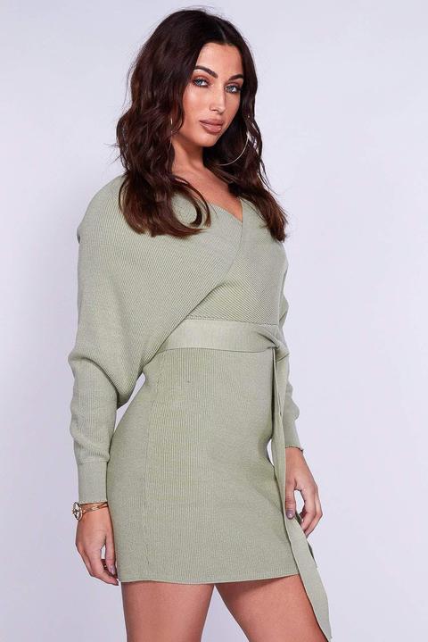 wrap jumper dress