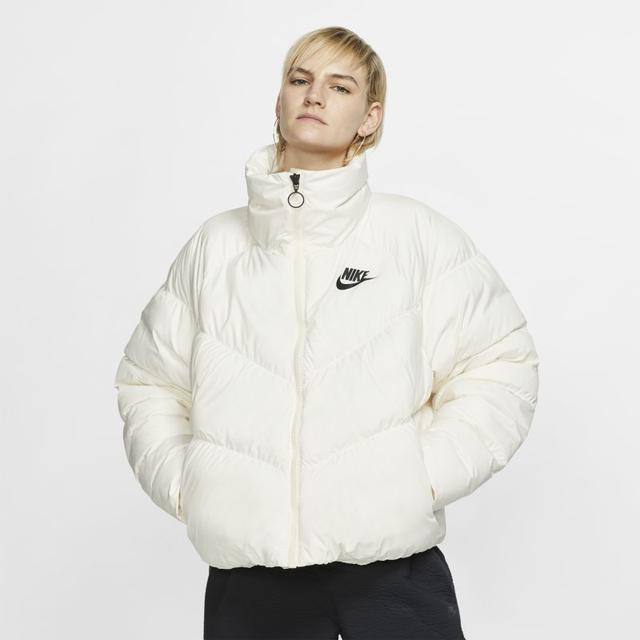 nike white coat