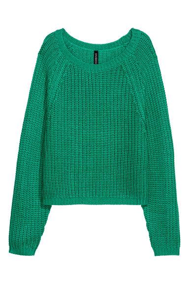 H & M - Pullover A Coste - Verde