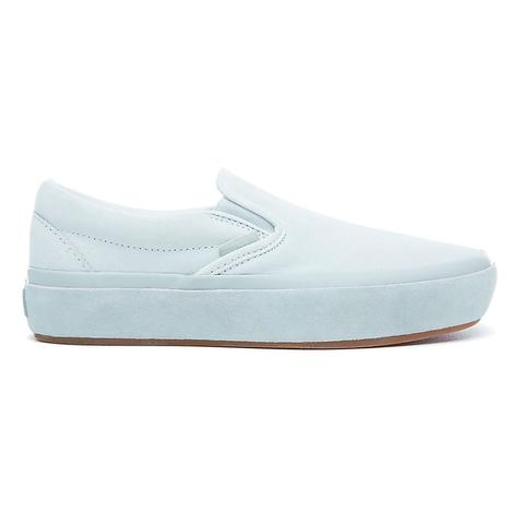 suede slip on platform vans