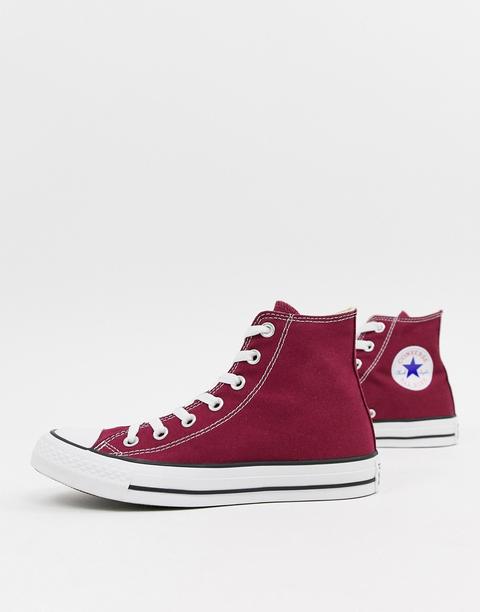 Converse - Chuck Taylor All Star - Sneakers Alte Bordeaux - Rosso from ASOS  on 21 Buttons