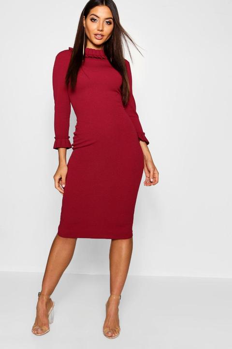 Robe Midi Plissée