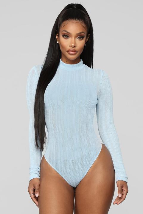 Missin You Crazy Bodysuit - Blue