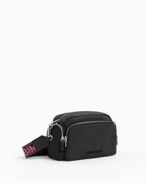 Bolso Bandolera M Nylon Negro