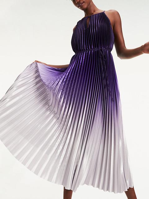 Vestido Midi Plisado