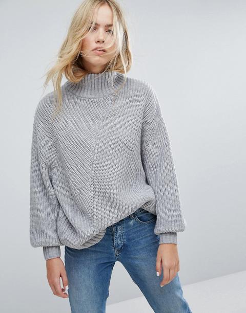 Weekday Trish High Neck Knit Jumper