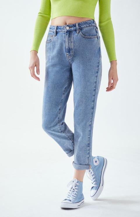pacsun lexie blue mom jeans