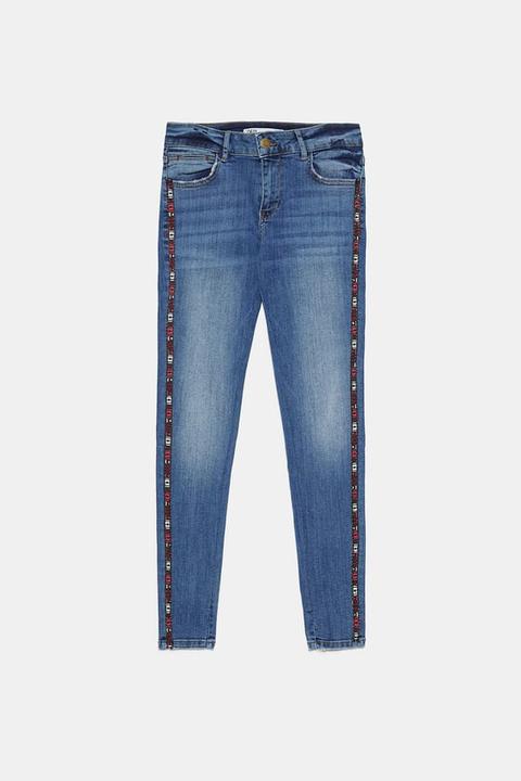 Jeans Z1975 Mid Rise Skinny Banda Joya