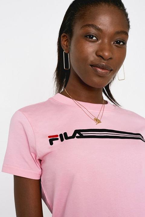 Fila Kristen Pink T-shirt - Pink L At 