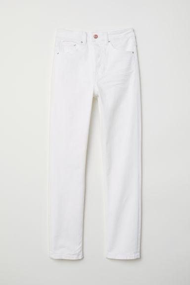 H & M - Slim Mom Jeans - Bianco