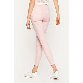 Pantaloni Vita Alta Rosa