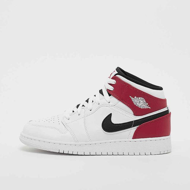 Air Jordan 1 Mid White/black/gym Red 