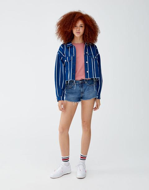 Shorts Denim Vita Media