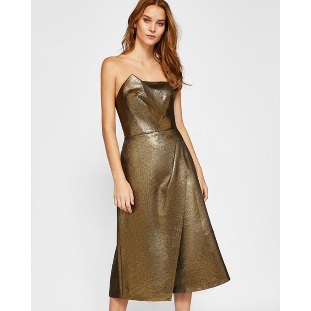 ted baker strapless dress