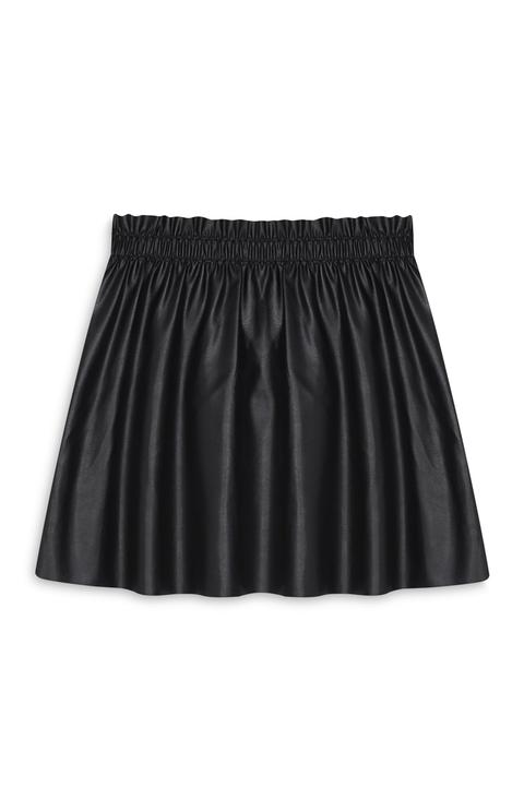Black Paperbag Skirt