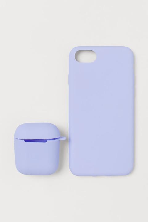 Funda Iphone/estuche Airpod - Púrpura