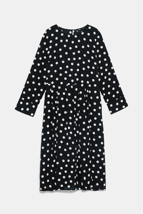 Polka Dot Jumpsuit Dress from Zara on 