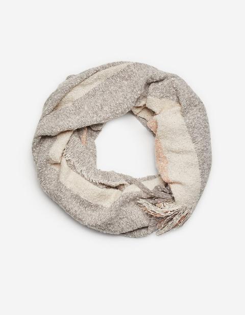 Bufanda Bouclé Rayas Pastel