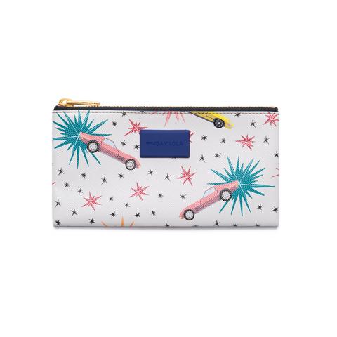 Monedero Crash Print Marfil