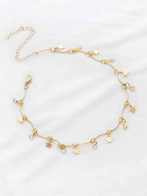 Star Detail Choker Necklace